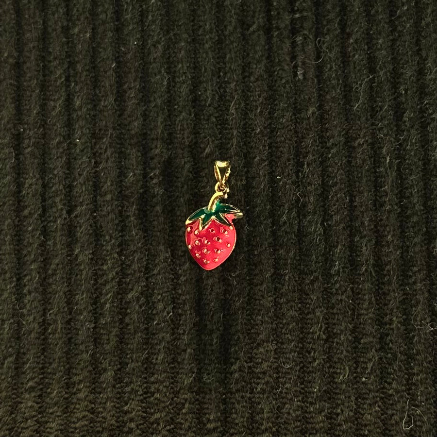 Strawberry Charm - Gold Filled