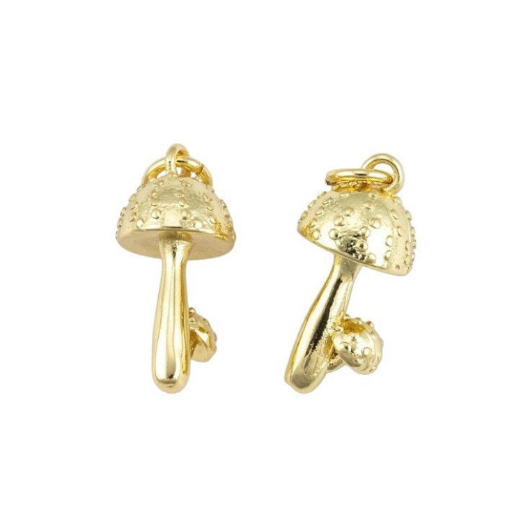 Mushroom Charm - Gold Filled