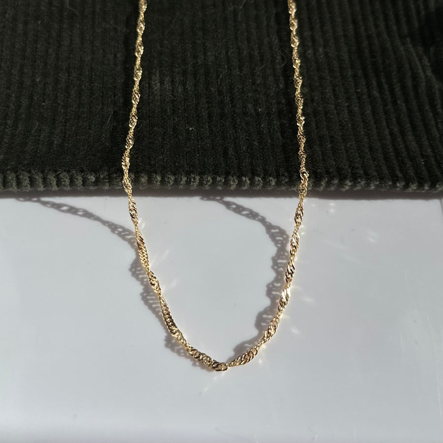 Wave Chain - Gold Filled